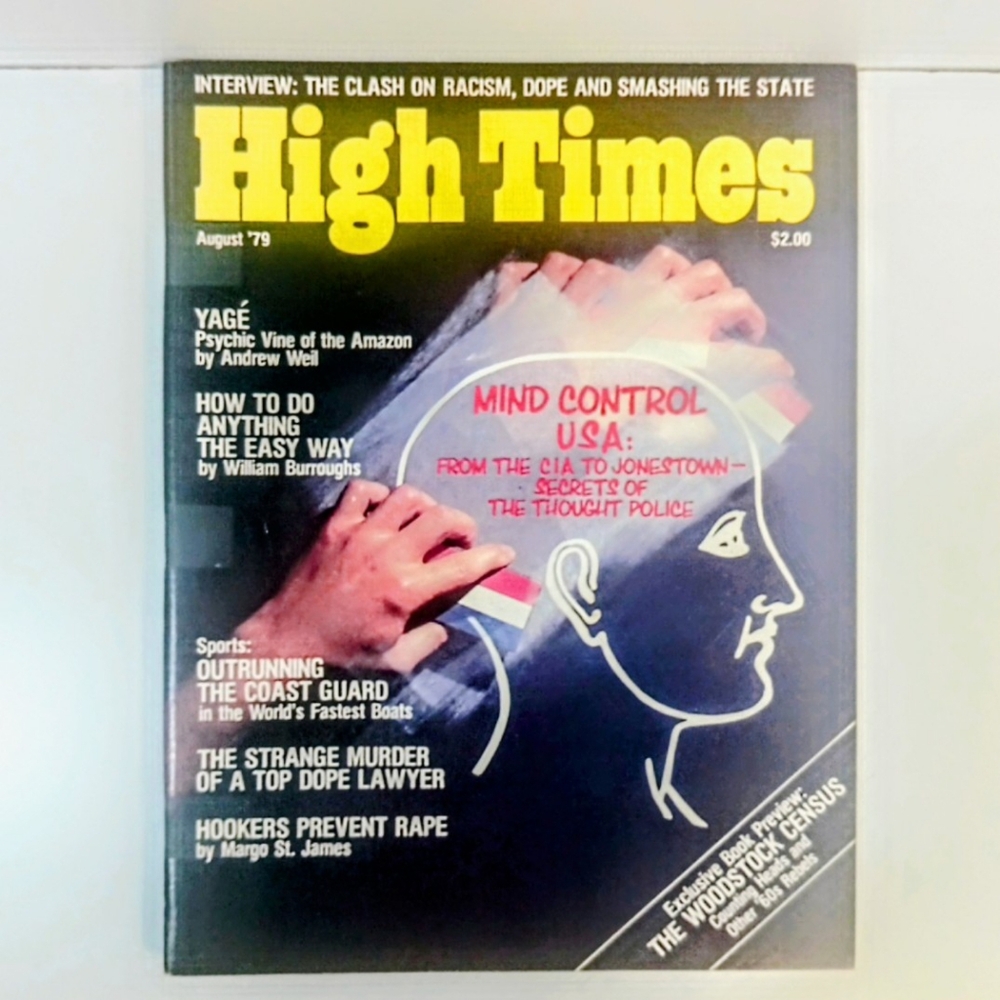 Vintage High Times Magazine August 1979 Issue 48 Woodstock Mind Control USA